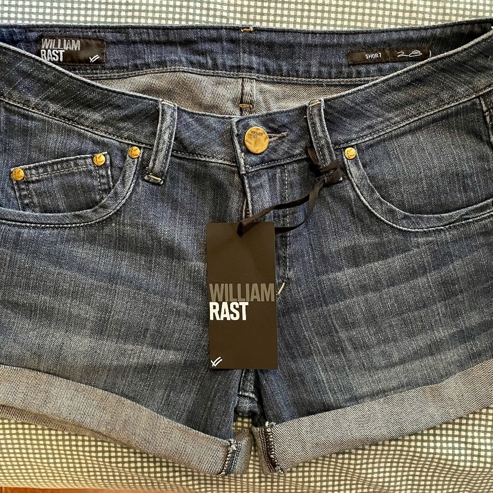 WILLIAM RAST Chloe 2" Denim Jean Shorts 28 - Sawtelle